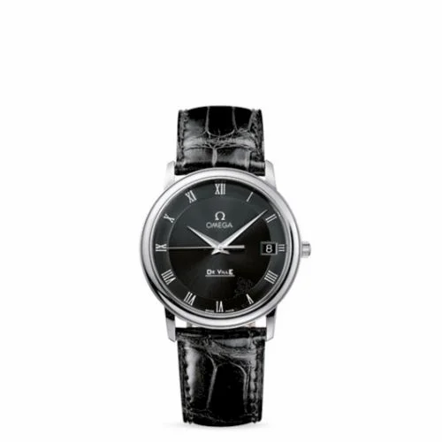 Omega De Ville Prestige Quartz 34.4 Stainless Steel / Black 4810.52.01 (48105201)
